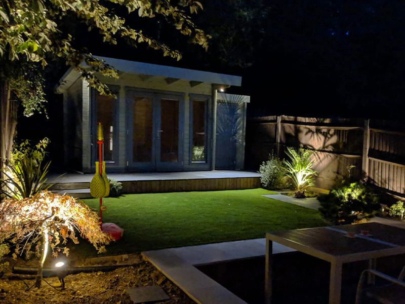 anti glare garden lighting in birmingham